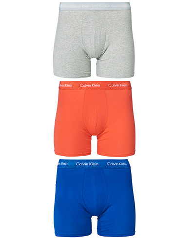  |  Cotton Stretch 3-Pack Boxer Breif Blue/Grey/Red