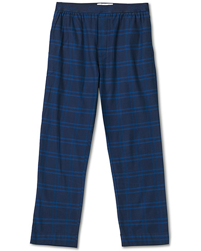  |  Flannel Windowpane Sleep Pants Blue