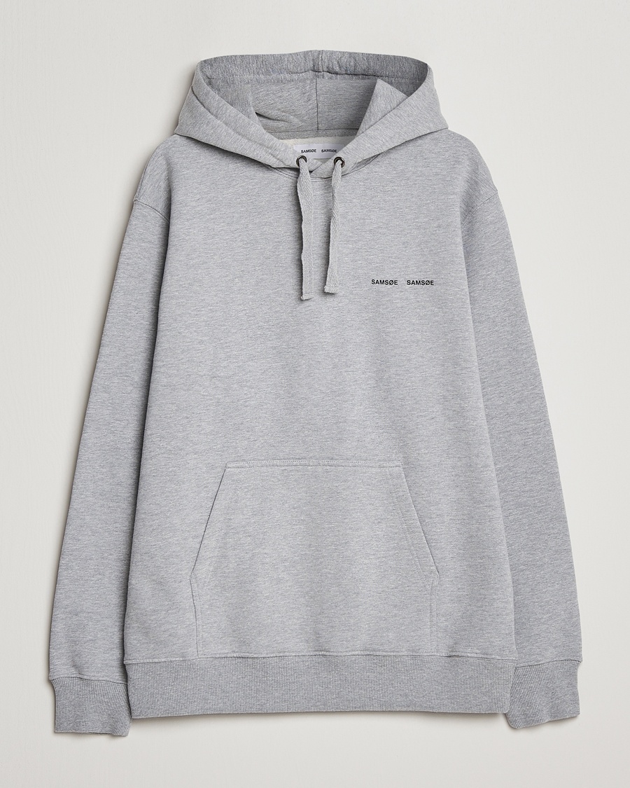 Samsøe Samsøe Norsbro Hoodie Grey Melange – Grey