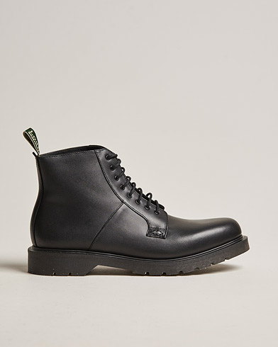 Men | Black boots | Loake Shoemakers | Niro Heat Sealed Laced Boot Black Leather