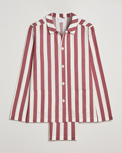 Men | Lifestyle | Nufferton | Uno Striped Pyjama Set Red/White