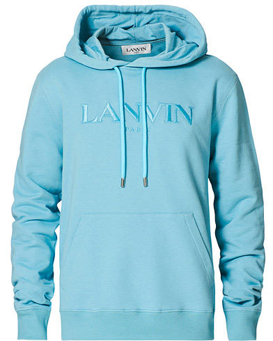  |  Embroidered Logo Hoodie Light Blue