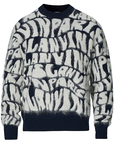  |  Allover Print Sweater Navy