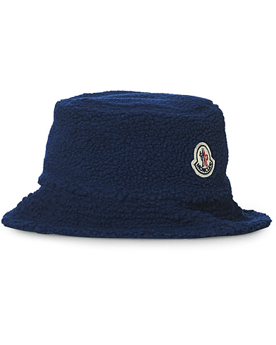 Moncler Teddy Bucket Hat Dark Blue