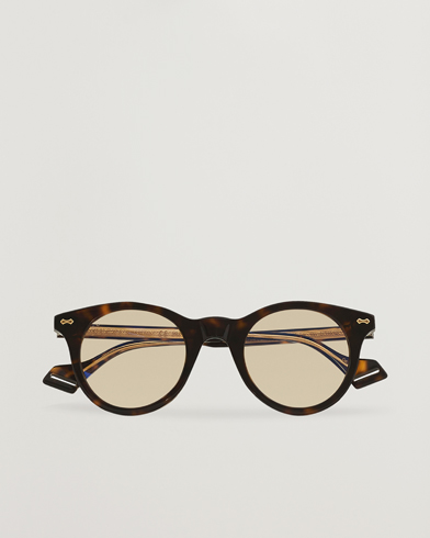 Men | Round Frame Sunglasses | Gucci | GG0736S Photochromic Sunglasses Shiny Dark Havana