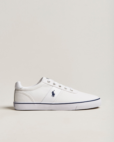 Men |  | Polo Ralph Lauren | Hanford Canvas Sneaker Pure White