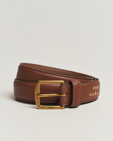 Men | Leather Belts | Polo Ralph Lauren | Leather Belt Brown
