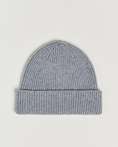 Men | Our 100 Best Gifts | Le Bonnet | Lambswool/Caregora Beanie Smoke