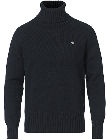  |  Henley Heavy Cotton Rollneck Old Blue