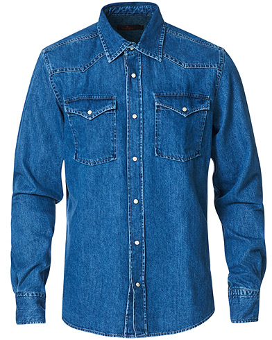  |  Walton Western Denim Shirt Blue