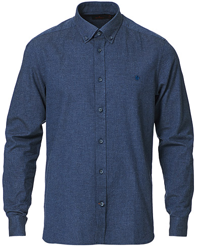 Flannel Shirts |  Watts Flannel Button Down Shirt Navy