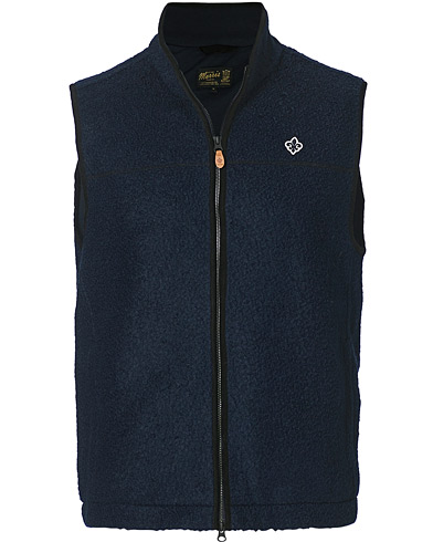 Men | Morris Coats & Jackets | Morris | Whitfield Pile Vest Navy