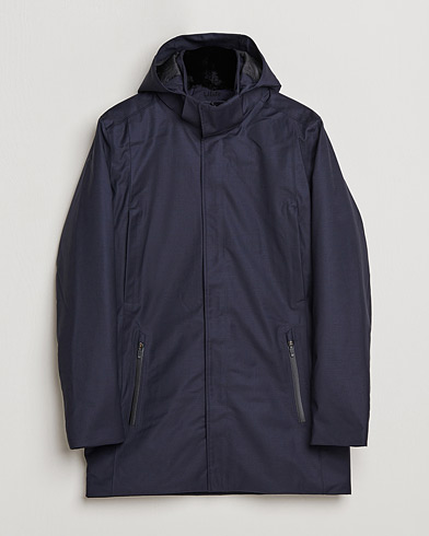 Men | Minimalistic jackets | UBR | Regulator Parka Savile Dark Navy Wool