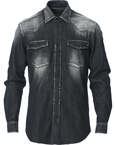 Overshirts |  Denim Overshirt Washed Grey