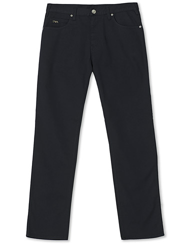 Casual Trousers |  Cotton 5-pocket Navy