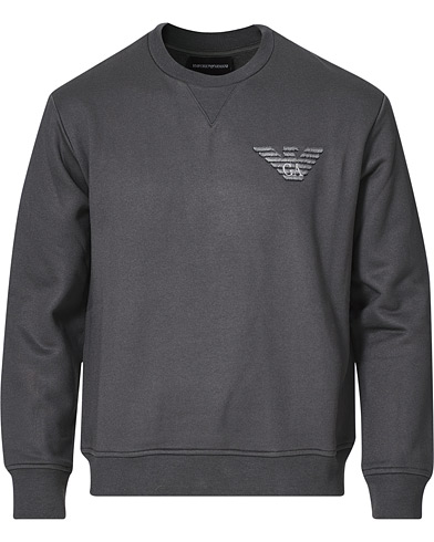  |  Logo Embroidery Sweatshirt Dark Grey
