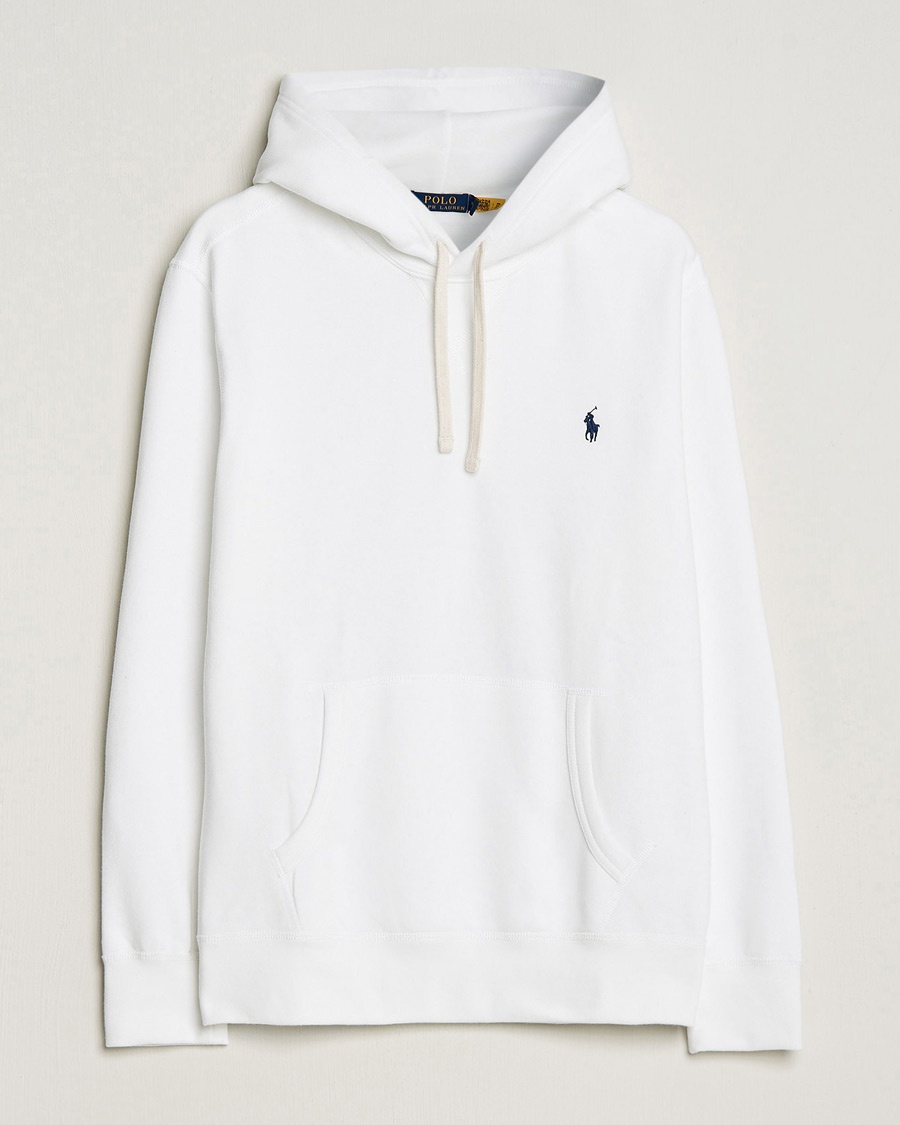 Polo Ralph Lauren RL Fleece Hoodie White – White
