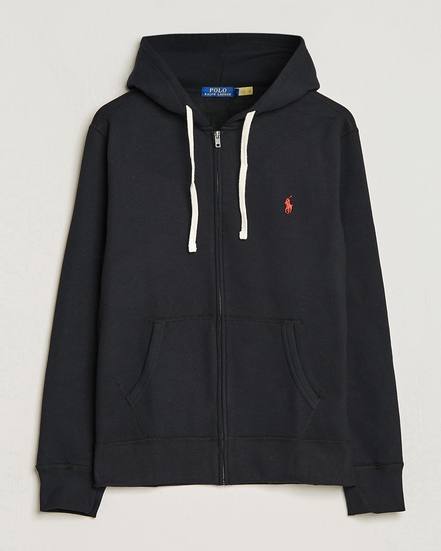 Polo Ralph Lauren Fleece Full Zip Hoodie Polo Black – Black