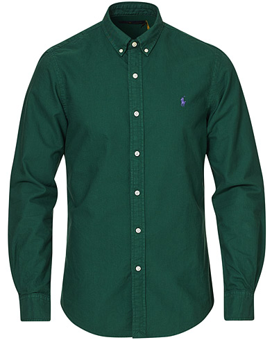 Shirts |  Slim Fit Garment Dyed Oxford Shirt New Forest