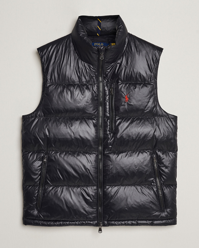 Men | Coats & Jackets | Polo Ralph Lauren | El Cap High Gloss Down Vest Black