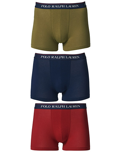 Polo Ralph Lauren 3-Pack Trunk Navy/Red/Olive