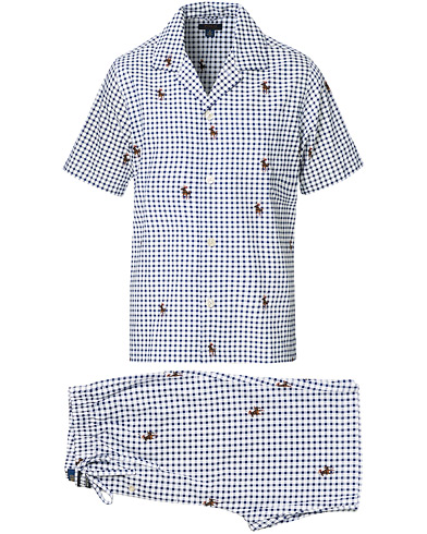 Polo Ralph Lauren Short Sleeve Polo Player Cotton Pyjama Set Navy/Multi