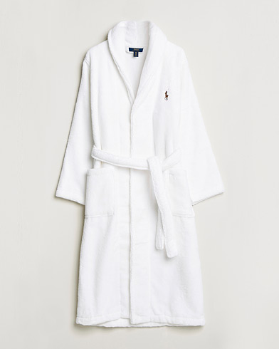 Men | Loungewear | Polo Ralph Lauren | Cotton Terry Robe White