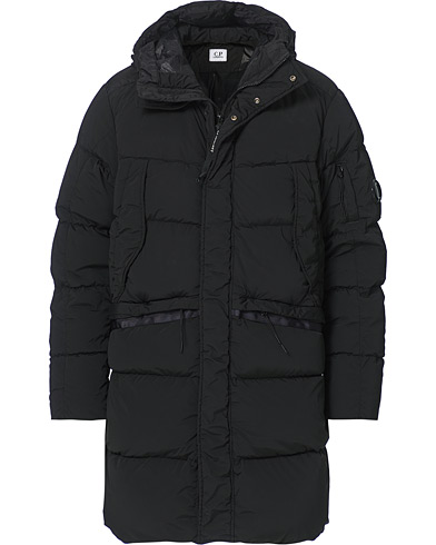 Down Jackets |  Nycra Garment Dyed Puffer Parka Black