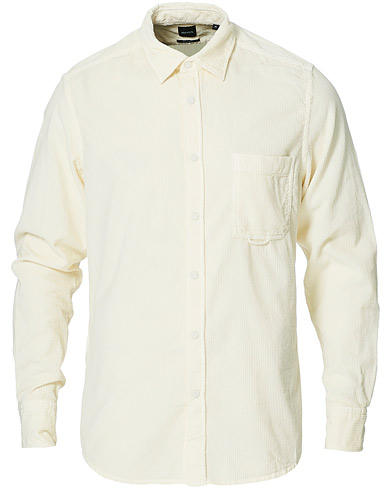  |  Riou Corduroy Shirt Open White