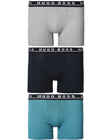 Men | Underwear & Socks | BOSS | 3-Pack Boxer Brief Grey/Black/Blue