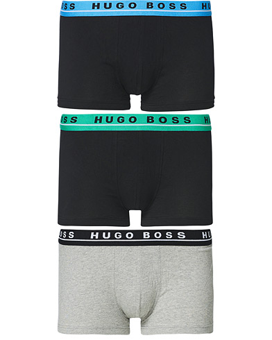 Men | Underwear & Socks | BOSS | 3-Pack Boxer Trunk Navy/Grey/Black
