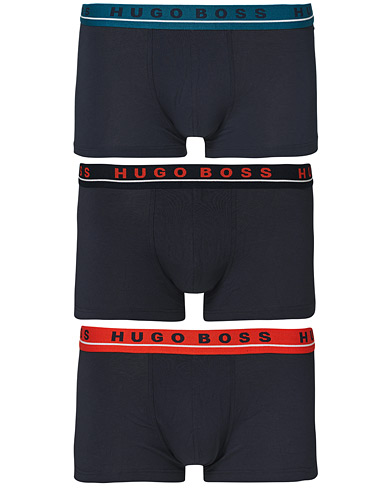 Men | Underwear & Socks | BOSS | 3-Pack Boxer Trunk Dark Blue