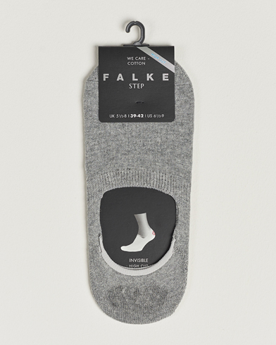 Men |  | Falke | Casual High Cut Sneaker Socks Light Grey Melange