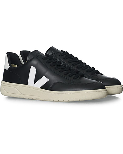  |  V-12 Leather Sneaker Black/White