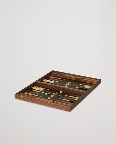 Men | For the Home Lover | Manopoulos | Walnut Natural Tree Large Backgammon
