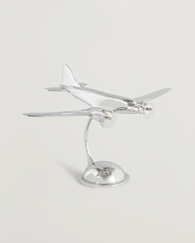 Men | Decoration | Authentic Models | Desktop DC-3 Airplane Silver