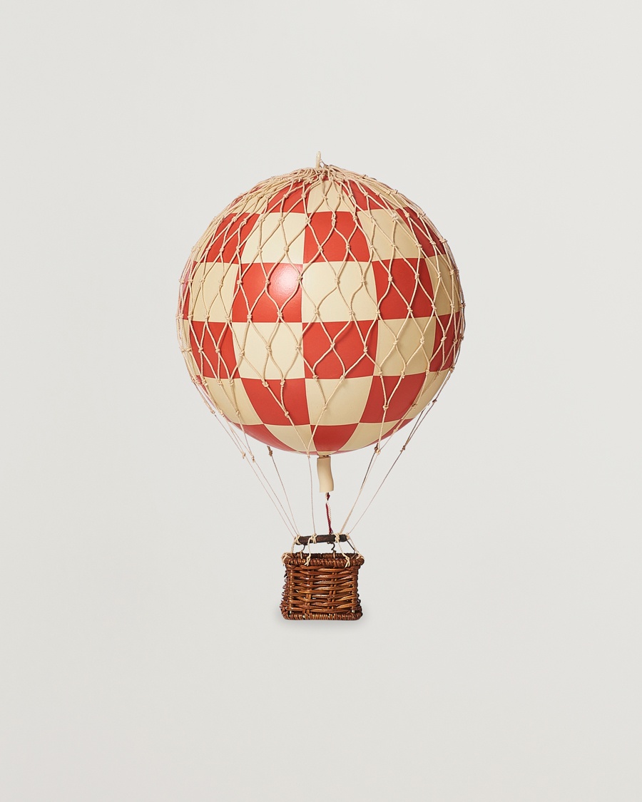 Authentic Models Travels Light Balloon Check Red – Red