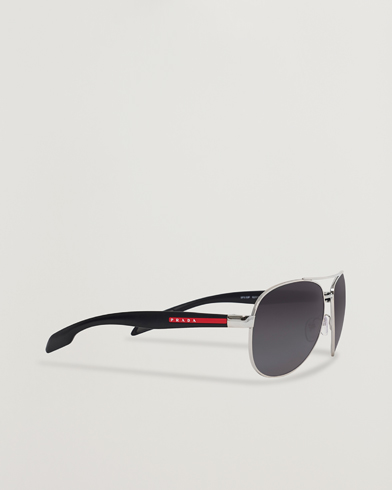 Men | Prada Linea Rossa | Prada Linea Rossa | 0PS 53PS Polarized Sunglasses Silver
