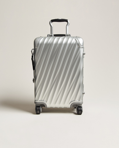 Men | Recycled Menswear | TUMI | International Carry-on Aluminum Trolley Silver