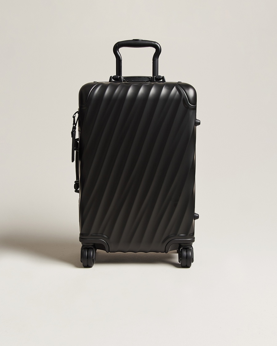 TUMI International Carry-on Aluminum Trolley Matte Black – Black