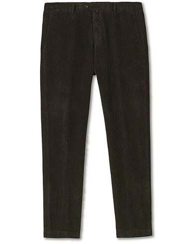 Briglia 1949 Slim Fit Corduroy Trousers Dark Brown