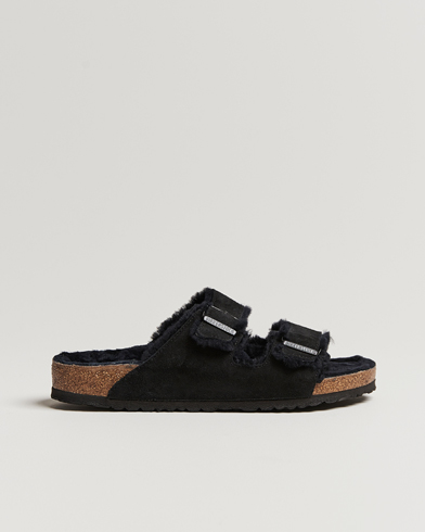 Men | Our 100 Best Gifts | BIRKENSTOCK | Arizona Shearling Classic Footbed Black Suede