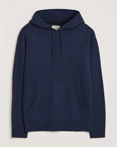 Men | For the Connoisseur | People's Republic of Cashmere | Cashmere Hoodie Navy
