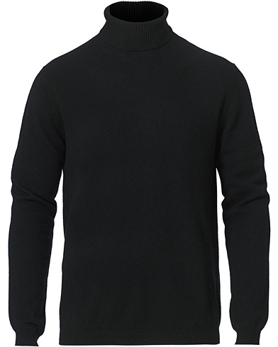 Men | Cashmere sweaters | People's Republic of Cashmere | Cashmere Turtleneck Black
