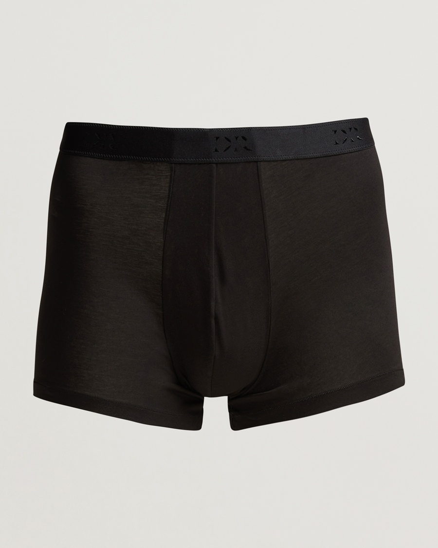 Derek Rose Pima Cotton Stretch Trunk Black – Black