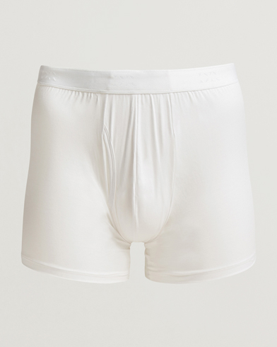 Men | Clothing | Derek Rose | Pima Cotton Stretch Trunk White