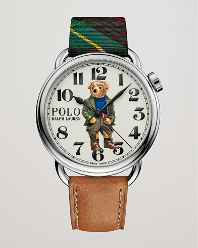 Men | Fine watches | Polo Ralph Lauren | 42mm Automatic Bedbord Bear White Dial