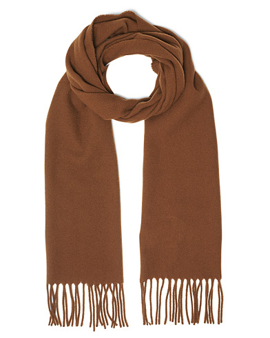 Scarves |  Champ Solid Wool Scarf Penny Brown