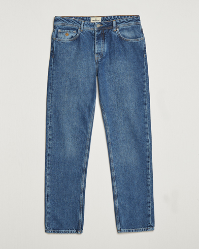 Men | Straight leg | Morris | Jermyn Cotton Jeans Blue