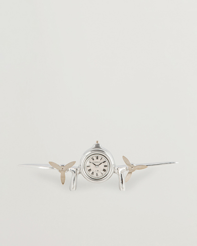 Men | Decoration | Authentic Models | Art Deco Flight Clock Silver